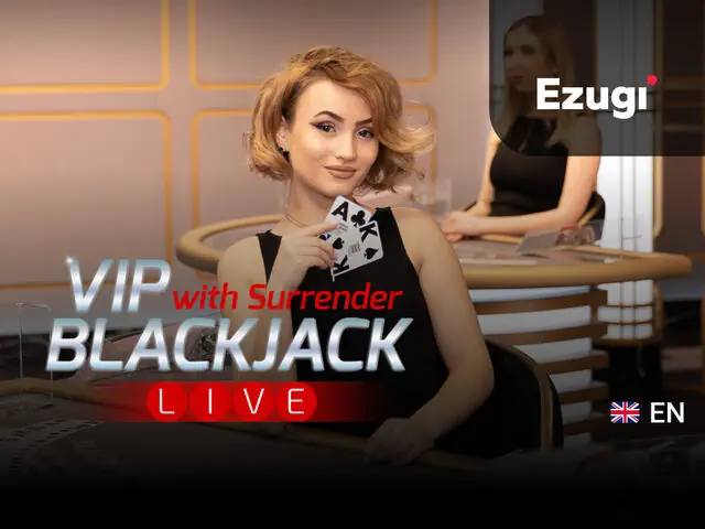 Vip With Surrender Blackjack Live